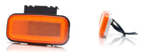 צד כתום מלבן לד צד 10-24V - פנס