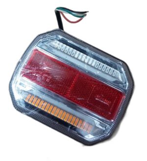 מרובע "לד"+מספר 12-24V פנס אחורי
